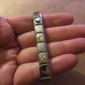 Nomination Stainless Steel Charm Bracelet - 19 links (13 basic/6 novelty)